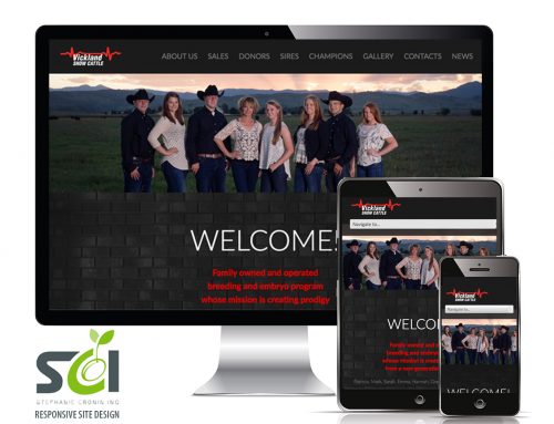 Vickland Show Cattle Responsive website
